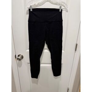 HeyNuts Womens Leggings High Waisted Soft Black L (12)